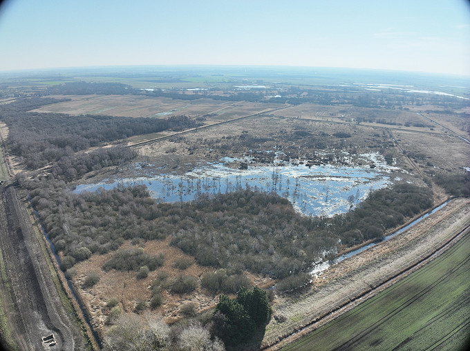 Aerial View of Verrall's Fen Post-Restoration 2025 © FEPP